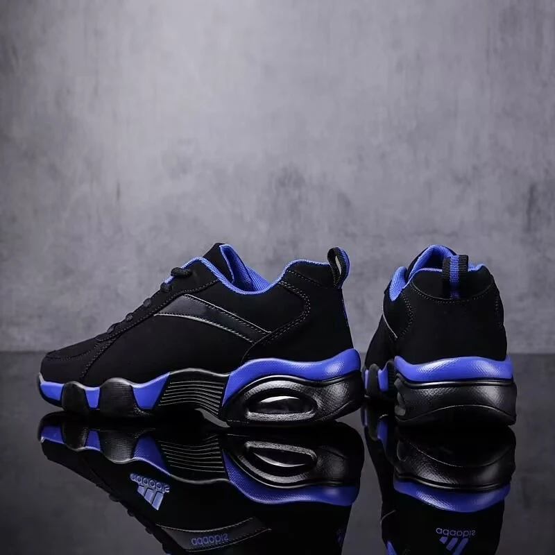 阿迪秋冬轻便透气运动男鞋舒适软底休闲鞋男士气垫减震跑步鞋防滑