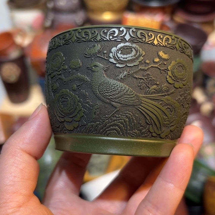 茶杯紫砂宜兴紫砂主人杯