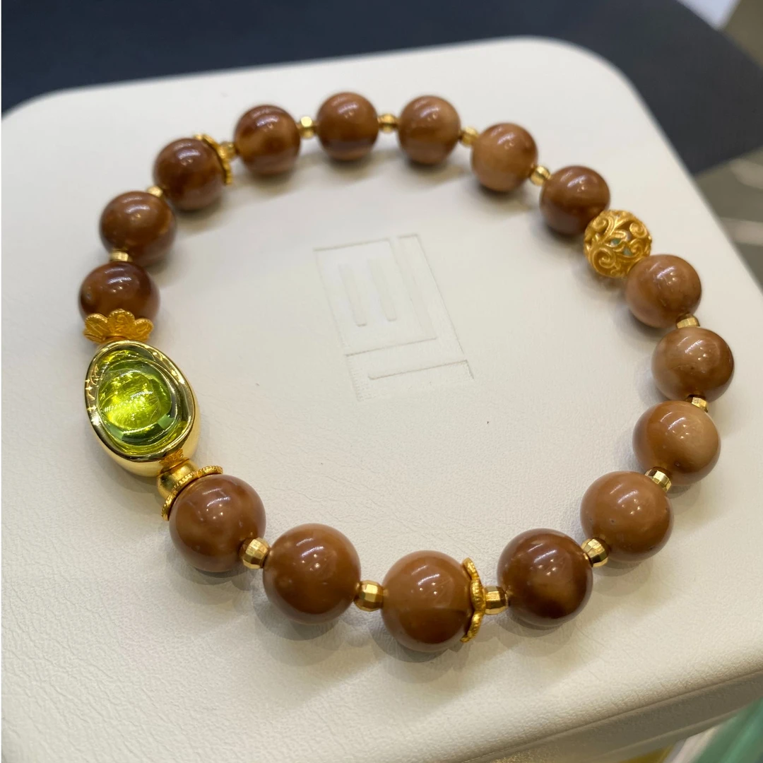 S925银橄榄石手串