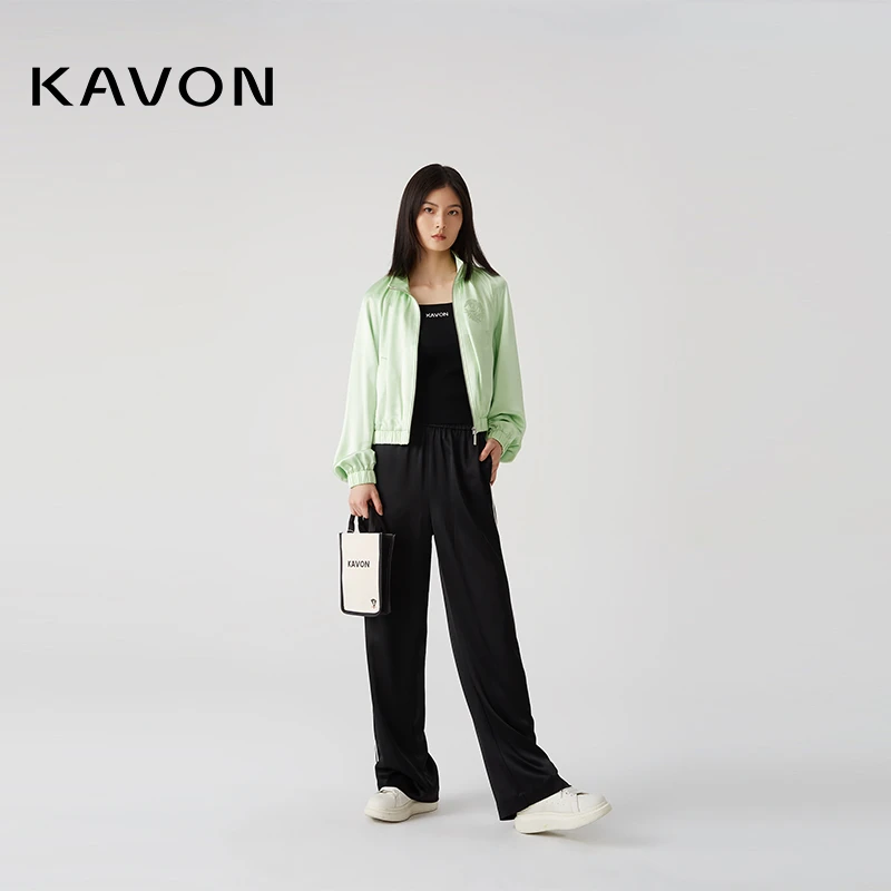 【辛小北专属】轻职风时尚通勤夏季印花立领短外套KL3E655OS