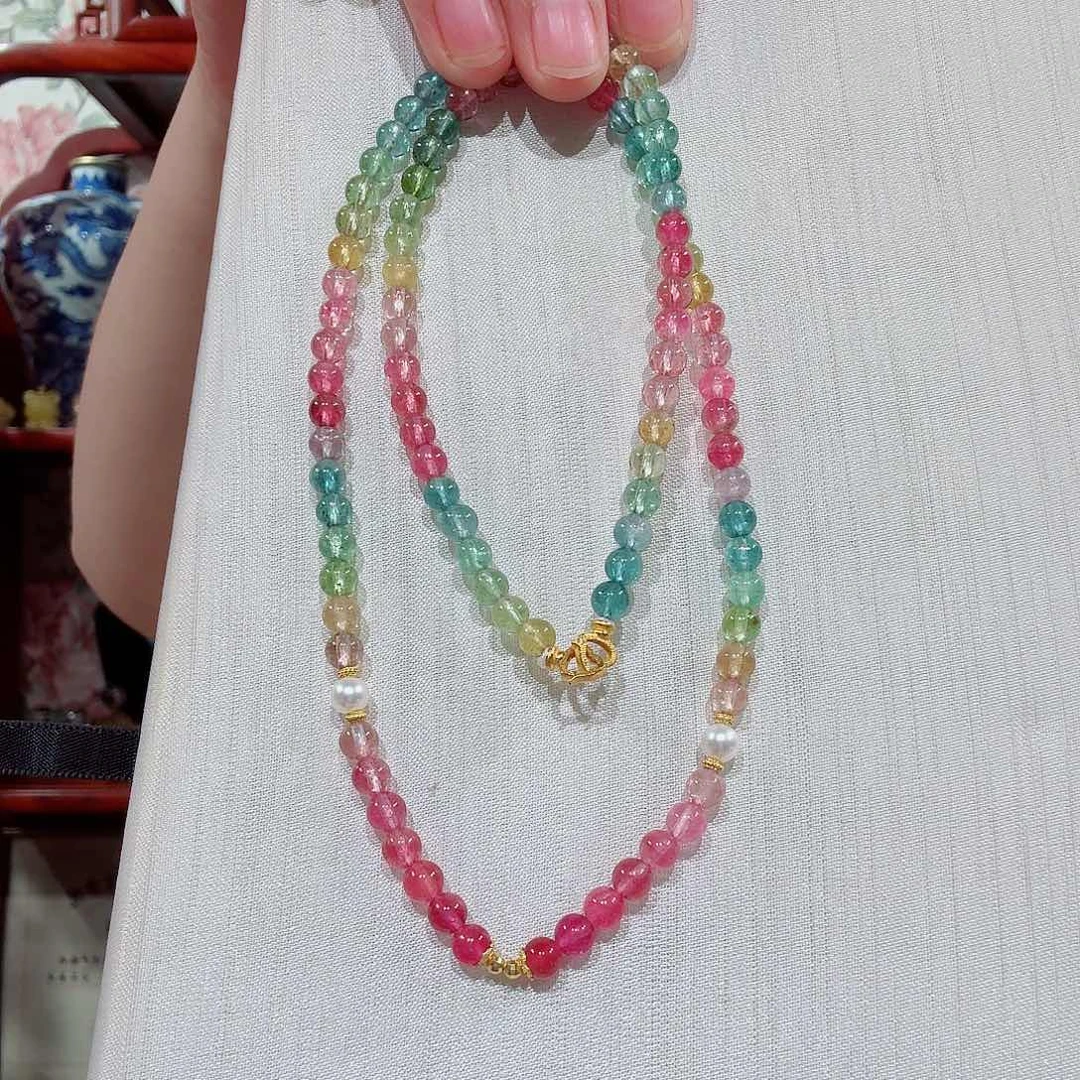 未镶嵌颈饰碧玺颈饰