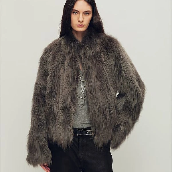 【腻腻同款】付智恩 格蕾香榭 Sagafurs狐狸毛皮草外套女