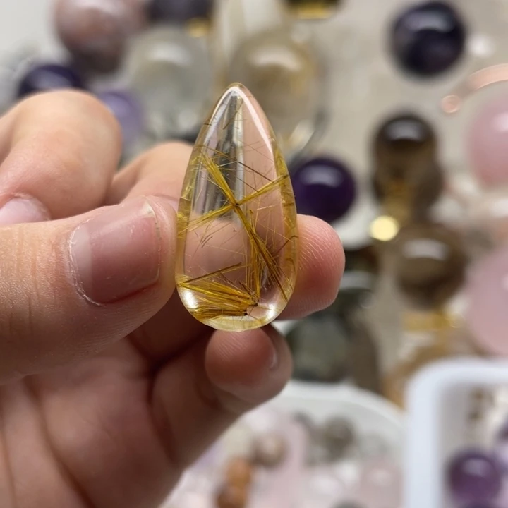 未镶嵌水晶珠宝半成品