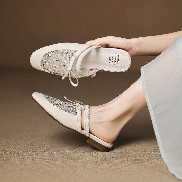 1.5cm 仙女风韩版百搭舒适软底包头拖夏季简约网红时尚外穿包头拖