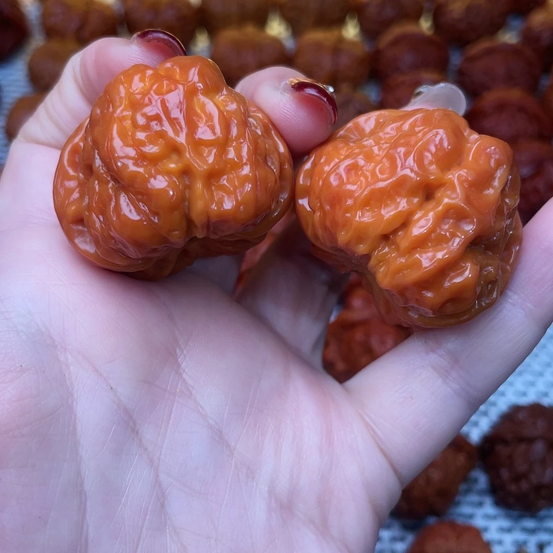 桃核吊坠文玩核桃 手把件 蛤蟆头 39