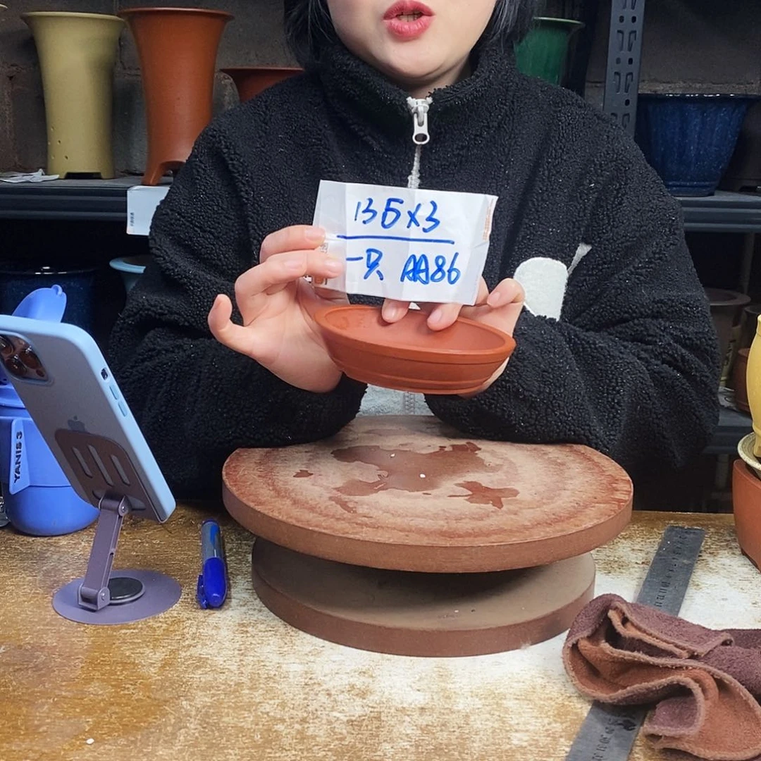 紫砂紫砂花盆一只AA86