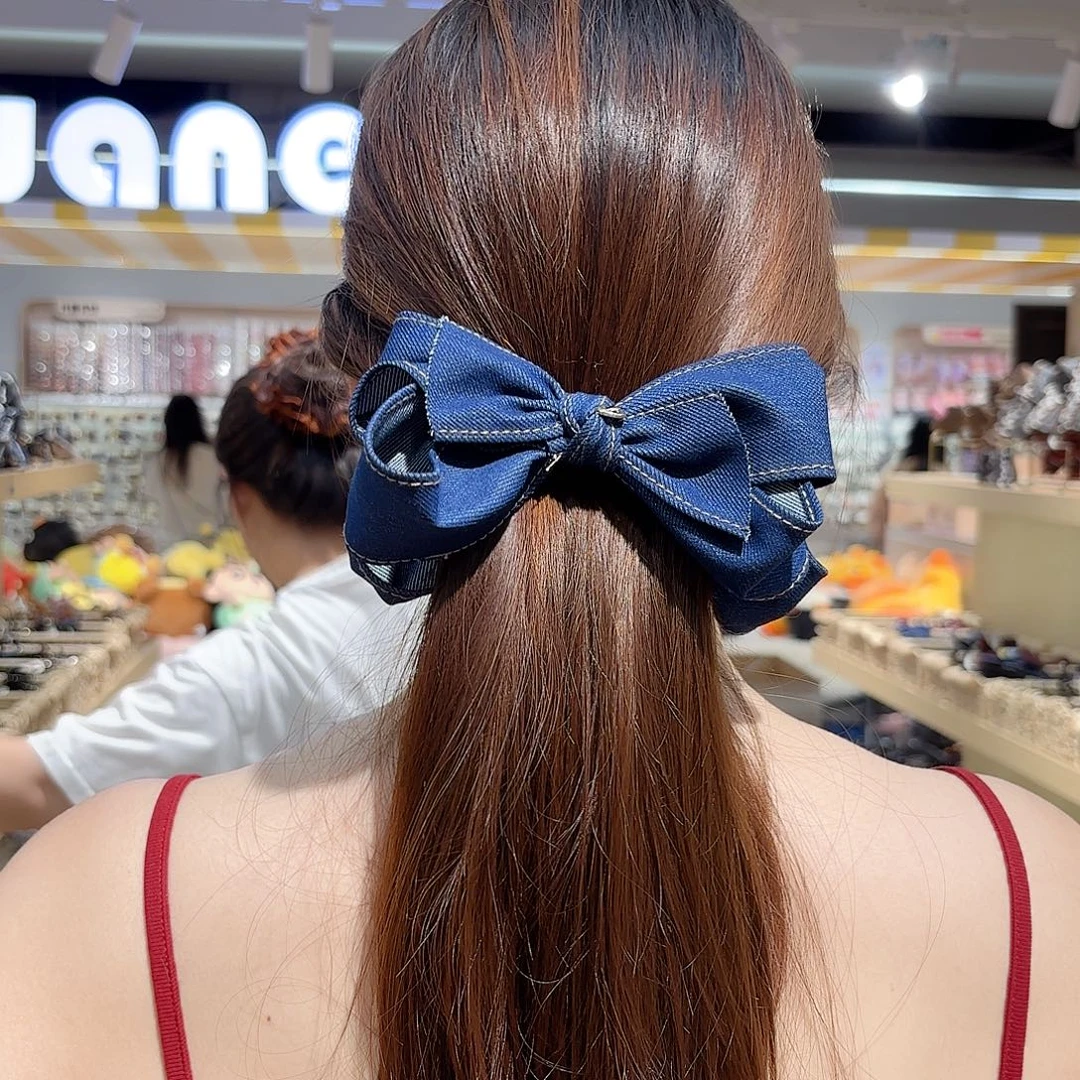 皮质铁合金发饰发夹