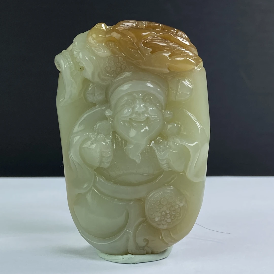 AK6082L 和田玉 财神驾龙临