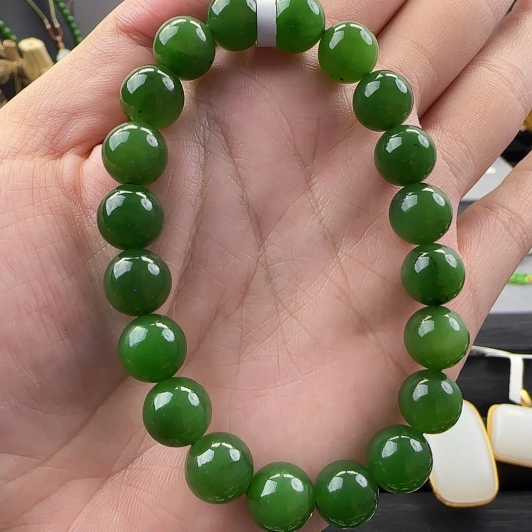 手串未镶嵌和田玉（碧玉）