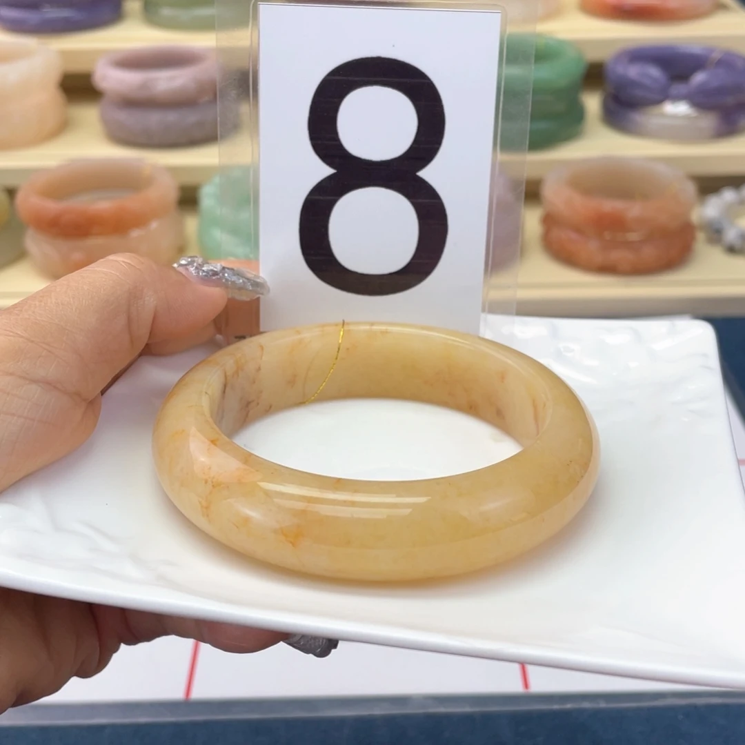 石英质玉未镶嵌手镯62圈