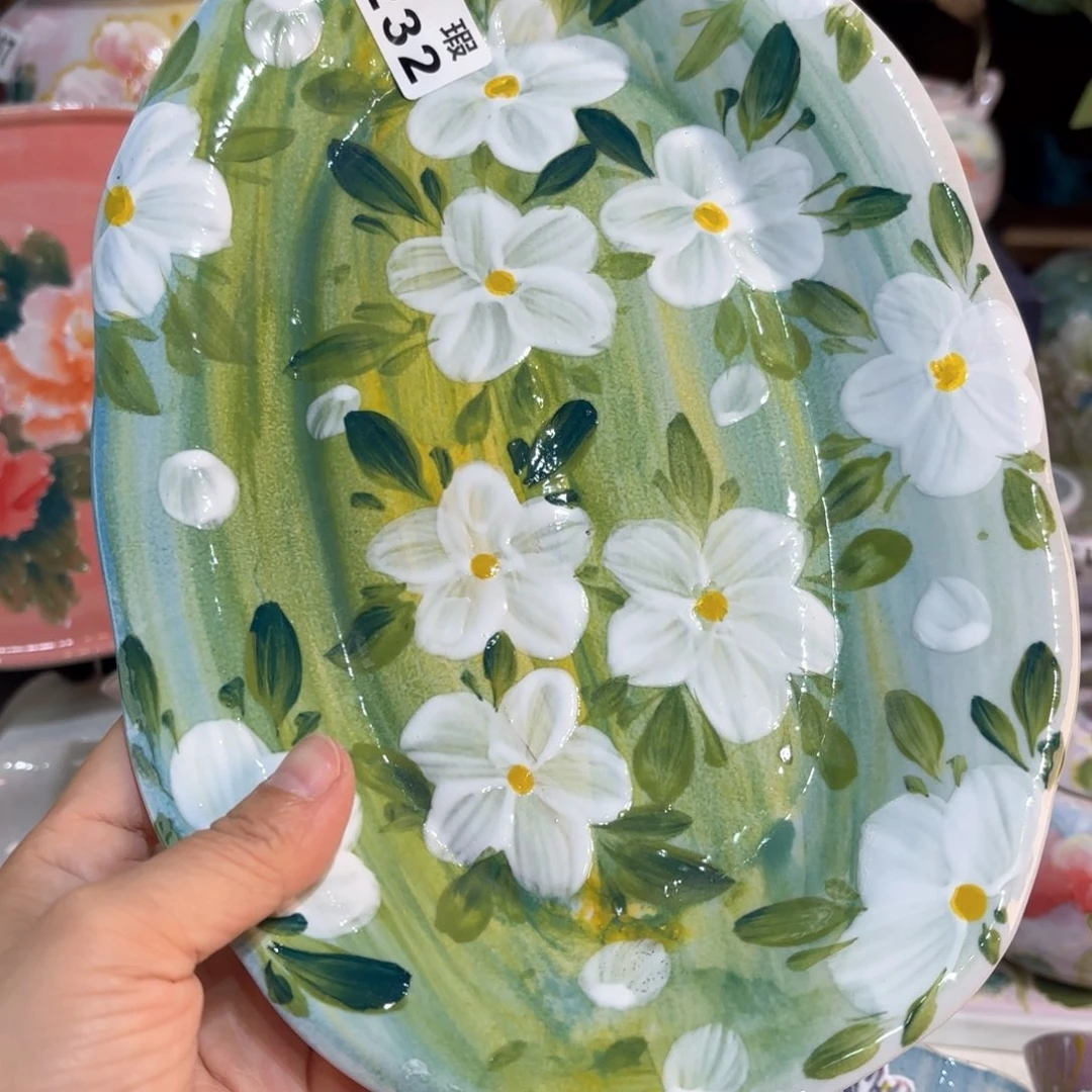 景德镇手绘高温釉下彩陶瓷茶具