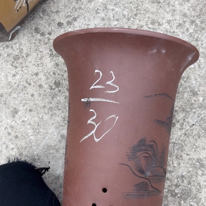 紫砂花盆紫砂的颜色