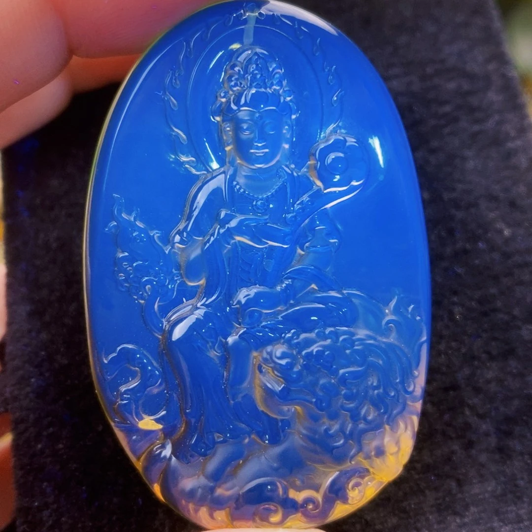 【闪购商品】蓝珀吊坠(不含链)未镶嵌