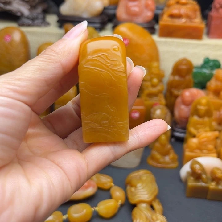 了***@寿山石印石题材：工艺品