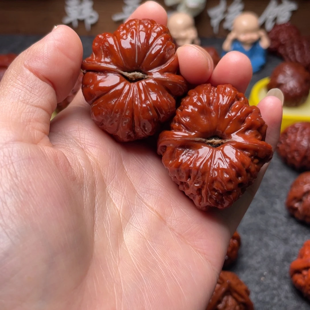 文玩核桃吊坠文玩核桃 手把件 南瓜墩 40