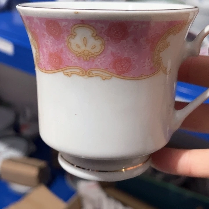 杯戈**漠釉下五彩高温瓷器