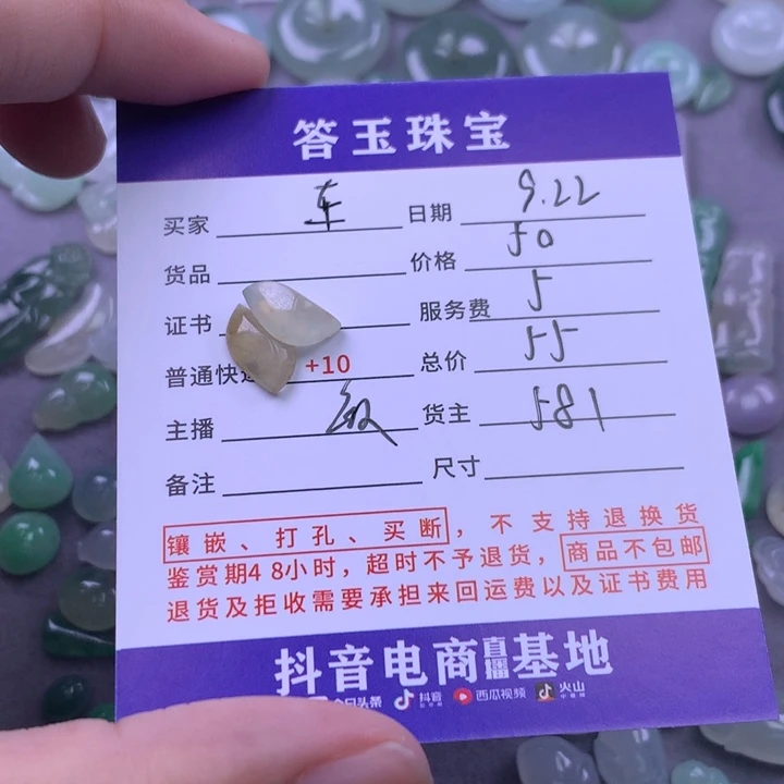 颈饰未镶嵌翡翠车****