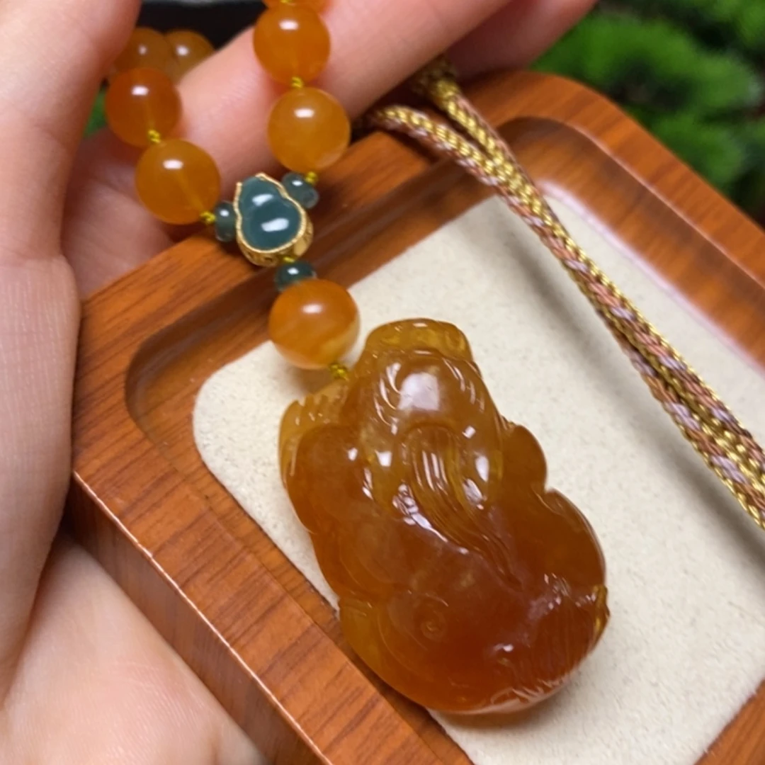 【闪购商品】蜜蜡颈饰未镶嵌项链