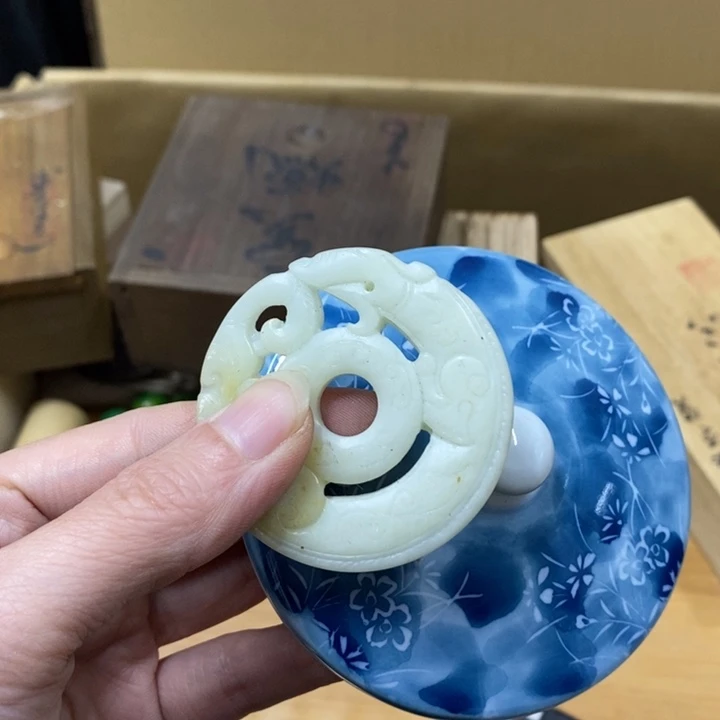 瓷片中古工艺品一件