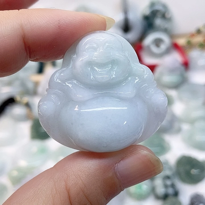 颈饰未镶嵌翡翠佛公