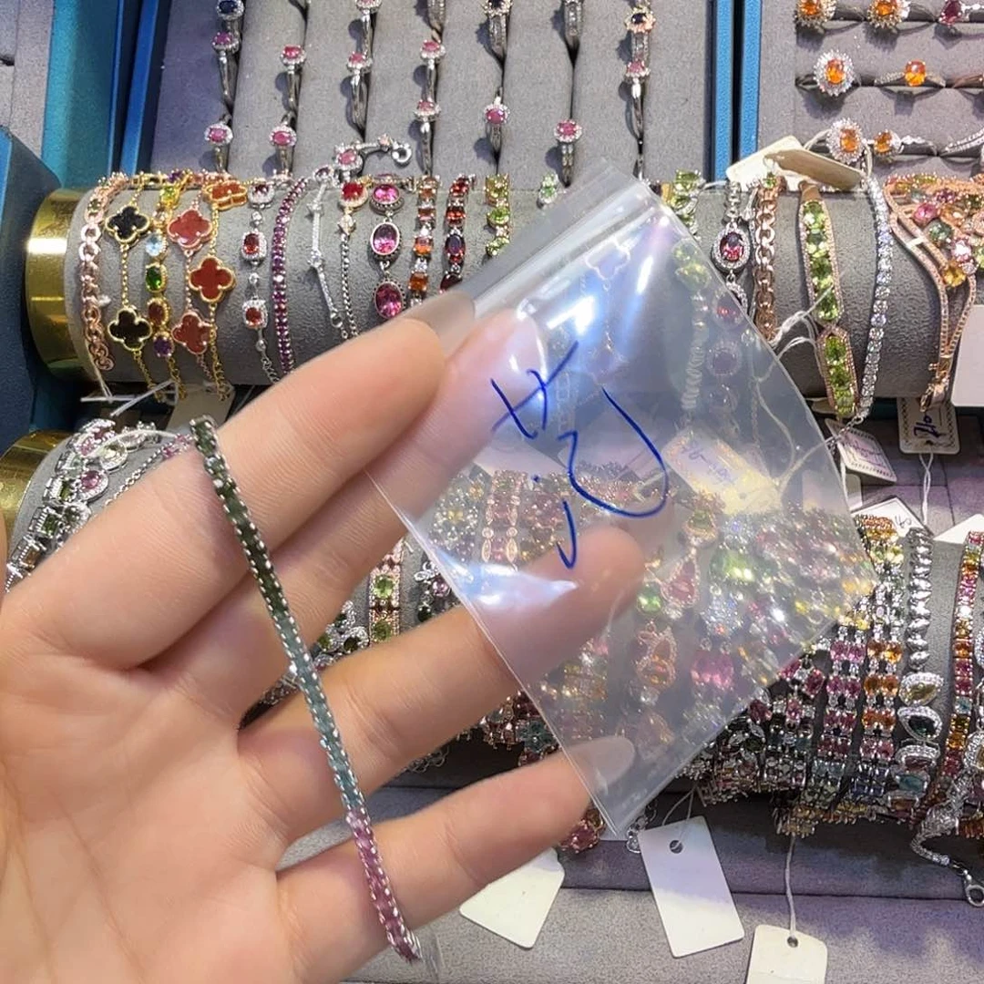 你***啊烟晶手链未镶嵌粉