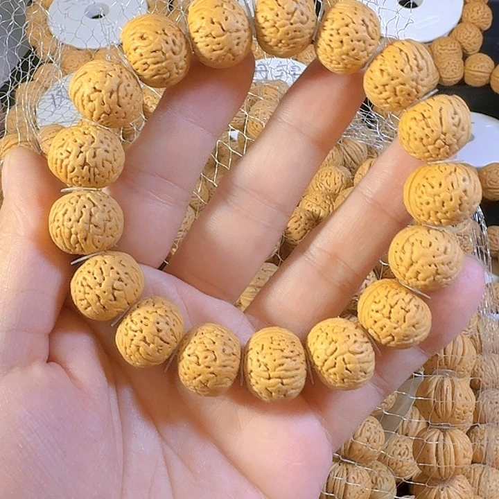 桃核吊坠18南瓜玻璃球