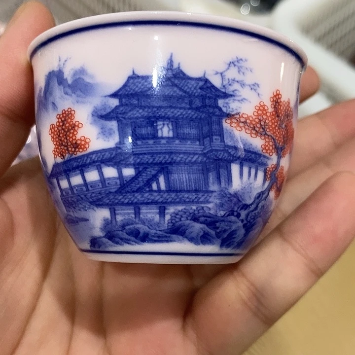 摆件景德镇陶瓷主人杯13445