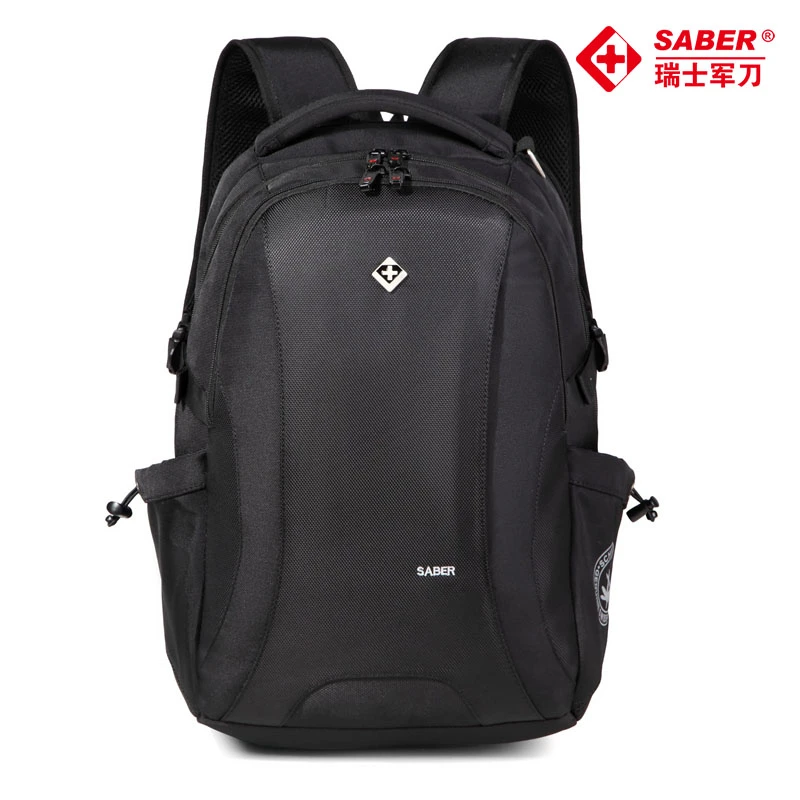 瑞士军刀包SA81517潮流韩版透气防泼水背包通勤电脑包多层学院风