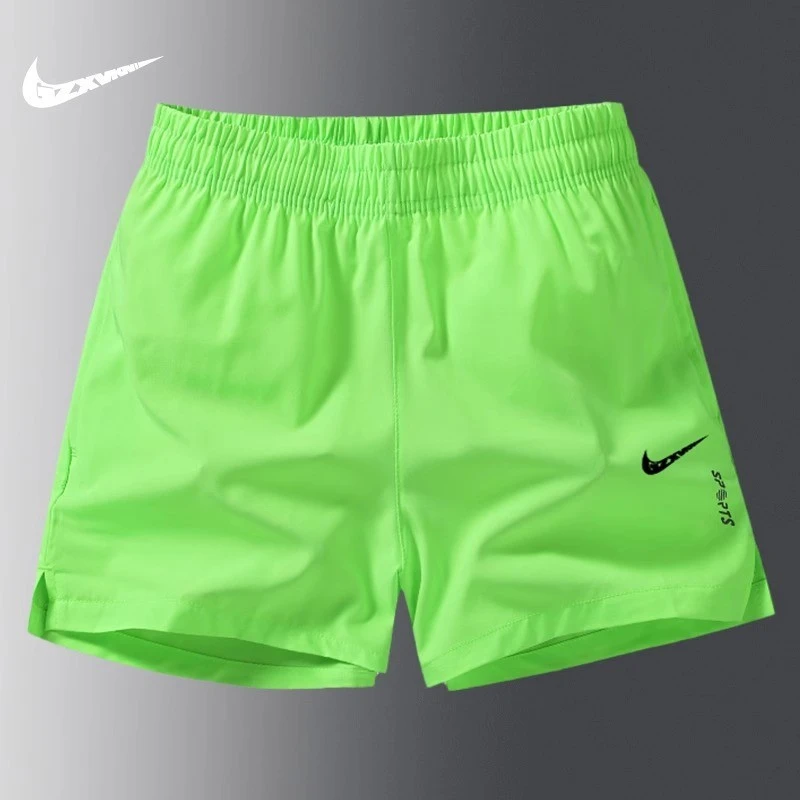 【Npkp&Victorit官方】荧光绿三分裤男夏季薄款速干跑步运动裤深