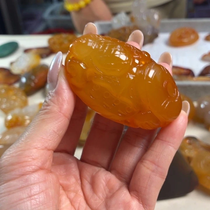 玛瑙/玉髓未镶嵌吊坠(不含链)