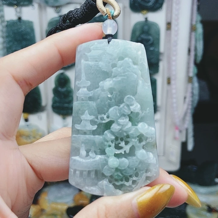 翡翠未镶嵌颈饰翡翠