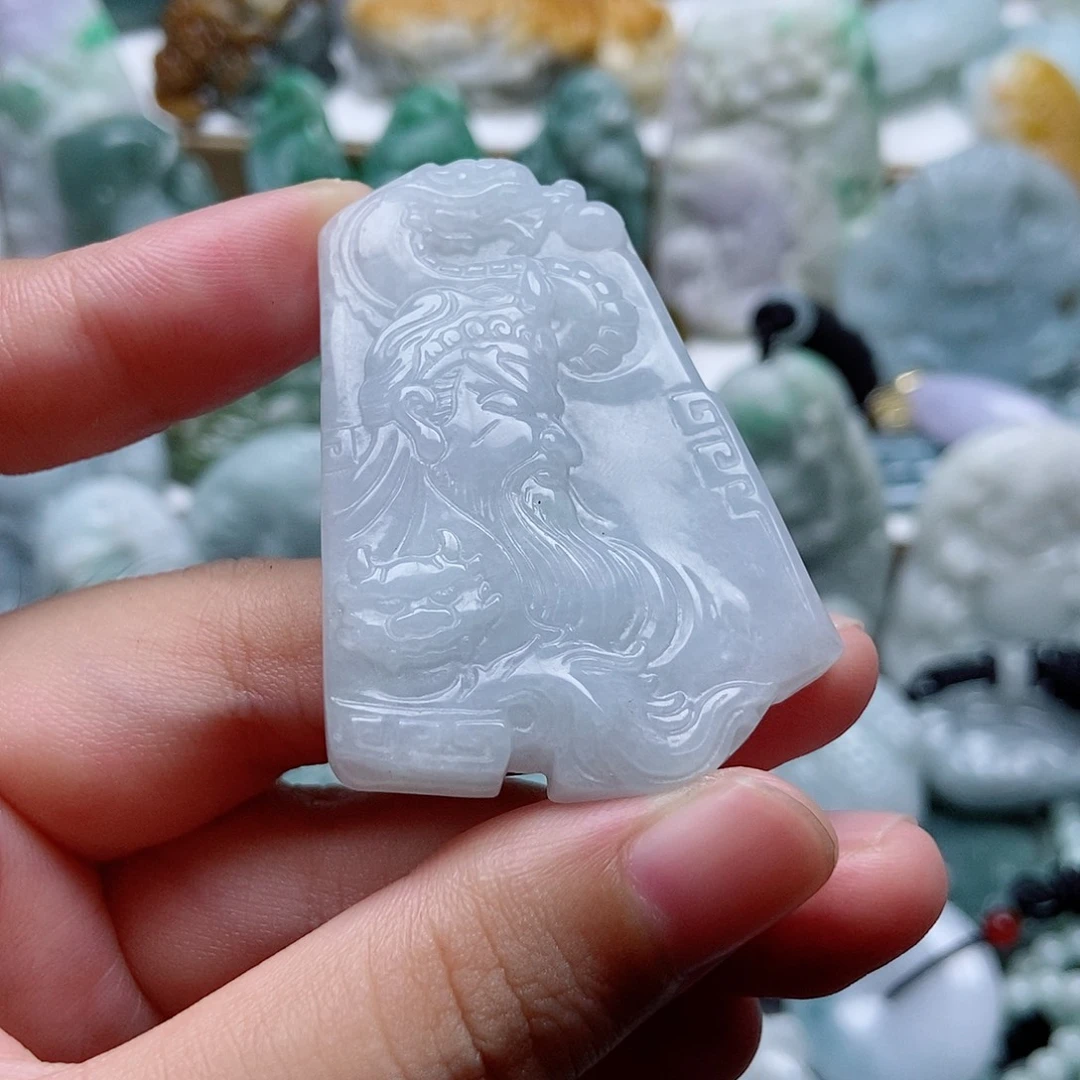 翡翠未镶嵌吊坠(不含链)1