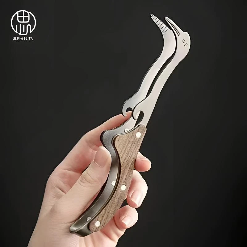 【高端定制】防滑茶夹镊子茶叶茶杯专用夹功夫泡茶取茶杯夹茶具