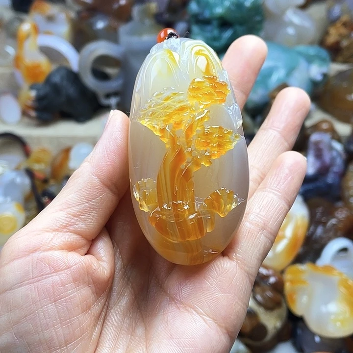 玛瑙/玉髓饰品未镶嵌行*