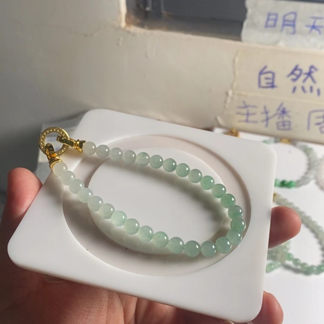 定制翡翠未镶嵌8 缅甸翡翠A货卡6.5