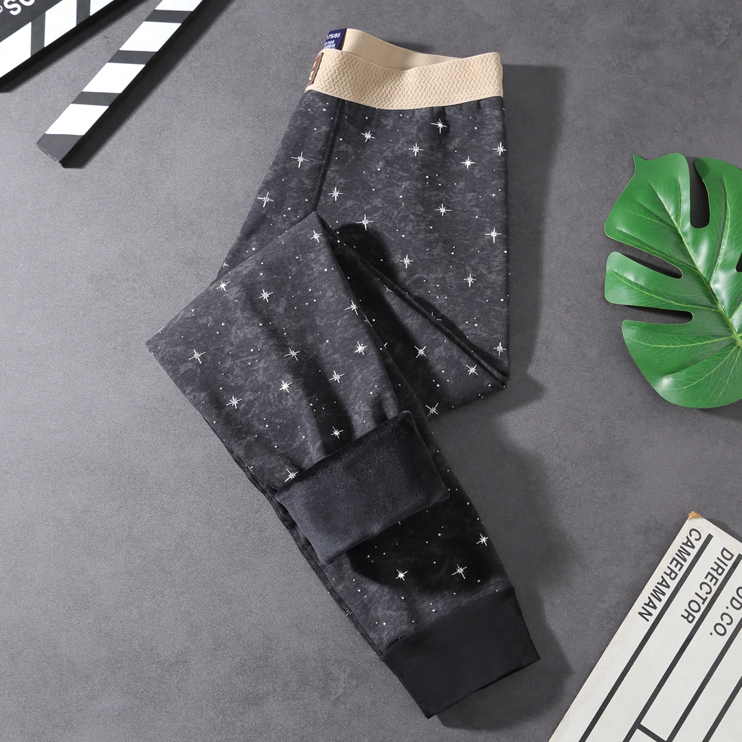 保暖裤男款冬季棉裤2025新款德绒毛裤青少年绒裤加绒加厚男士秋裤