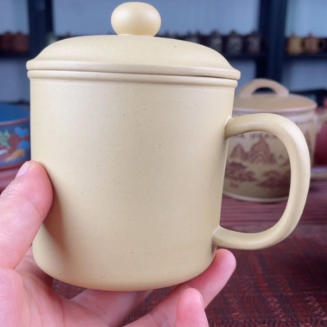 【闪购商品】茶杯紫砂宜兴原矿紫砂盖杯微瑕