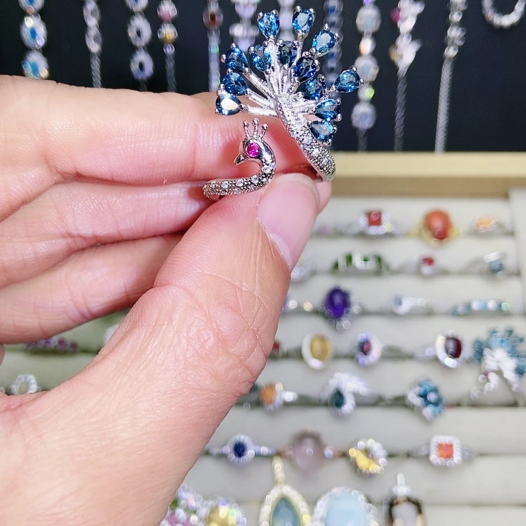 【闪购商品】未镶嵌戒指托帕石