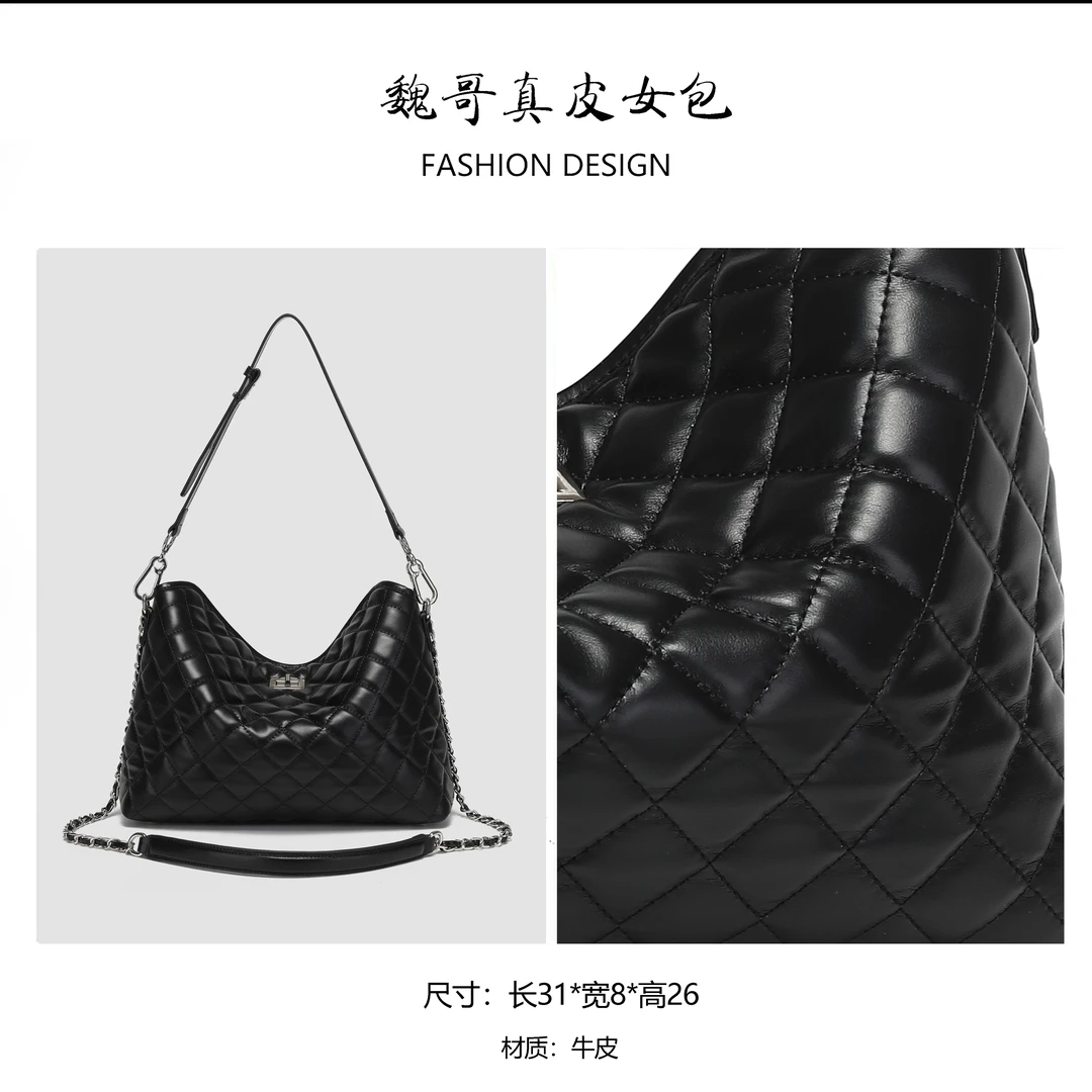 新款女士单肩斜挎手提包IT-38105-1黑色