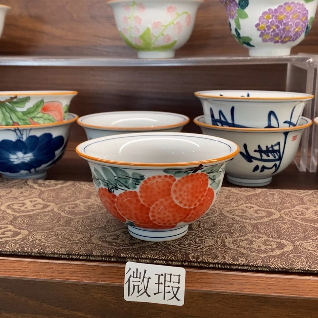 釉下彩老陶泥手工绘制
