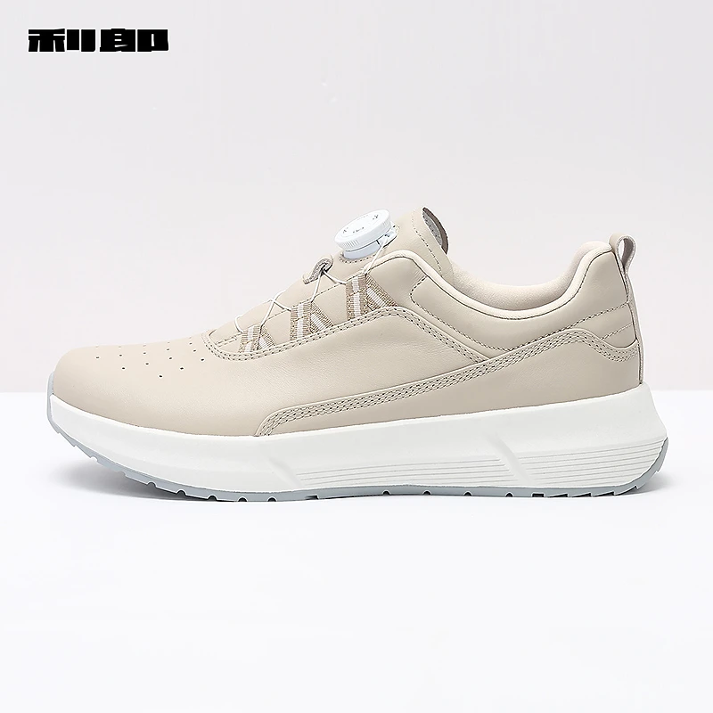 利郎官方低帮休闲鞋男士2025夏季新款头层牛皮革时尚防滑耐磨鞋子