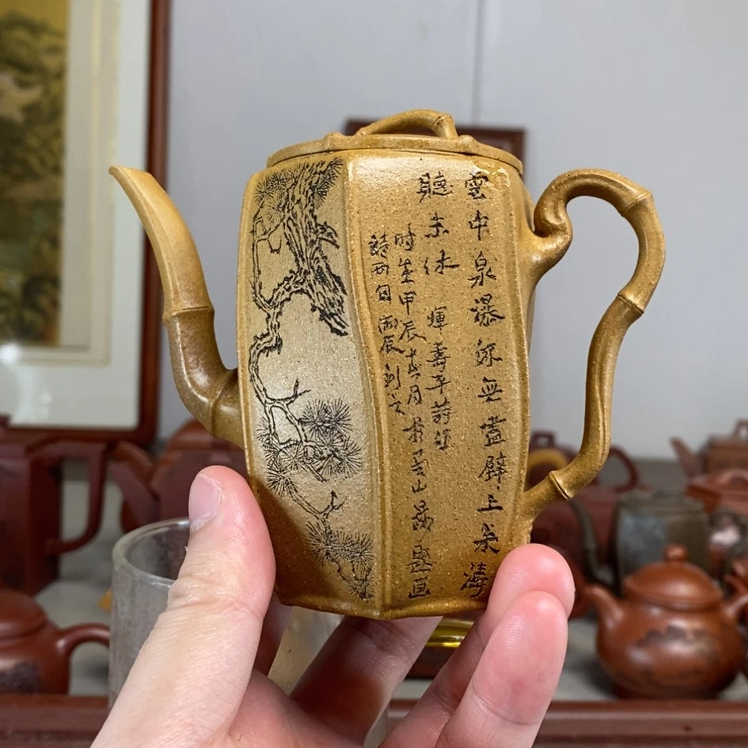 茶壶紫砂原矿泥料传统工艺制作