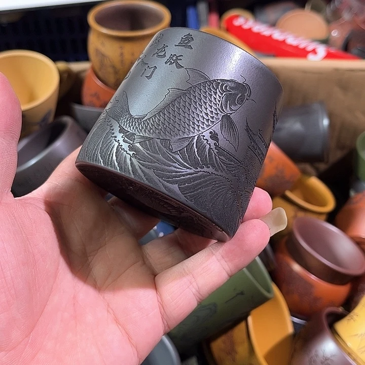 茶杯紫砂全手工紫砂主人杯