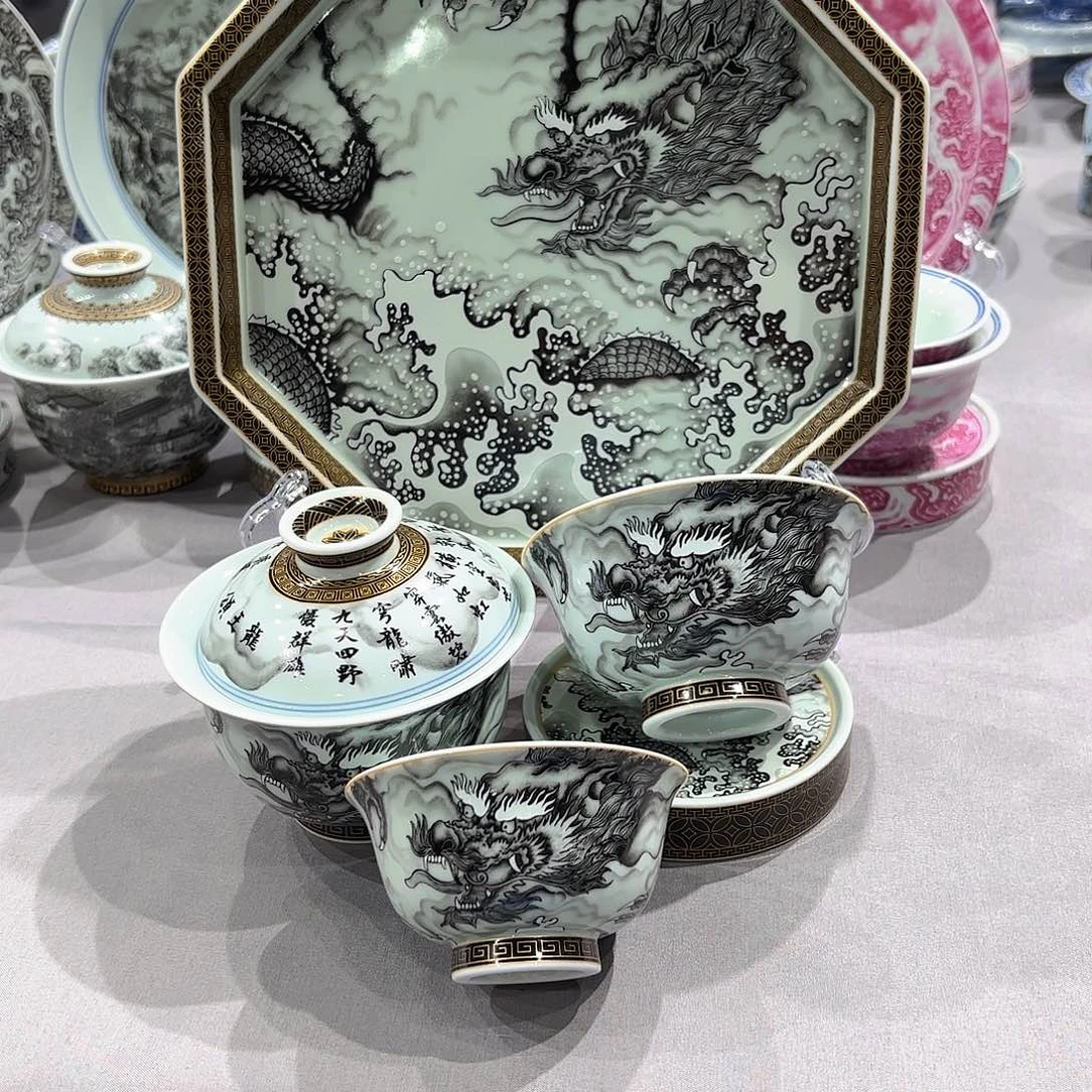 瓷片景德镇瓷器精品展示