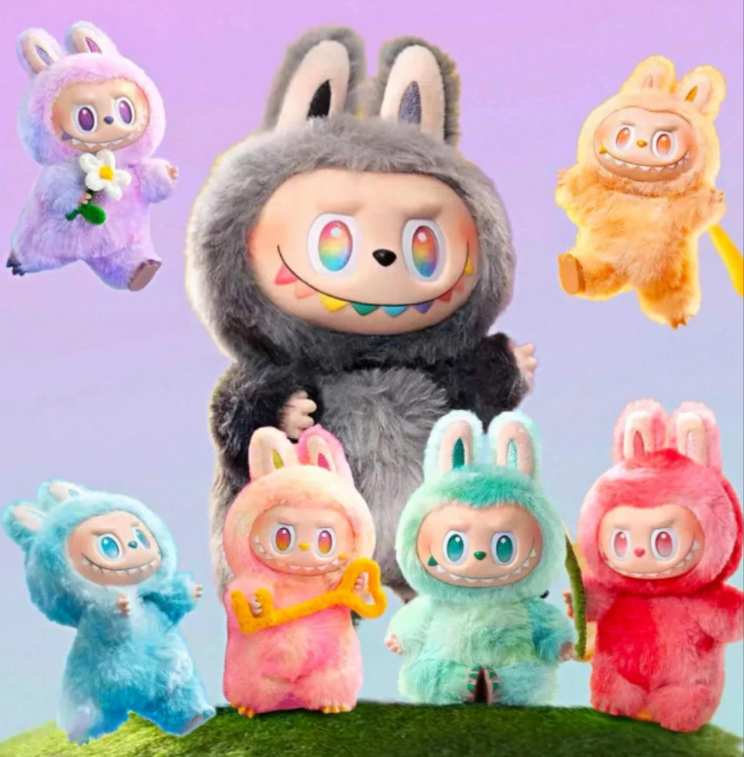 【仅直播间下单】2025网红国版潮马卡龙搪胶毛绒公仔挂件创意玩偶