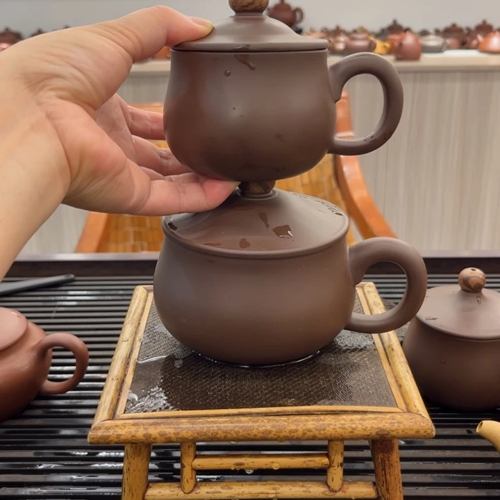 茶壶紫砂手工杯子绞泥