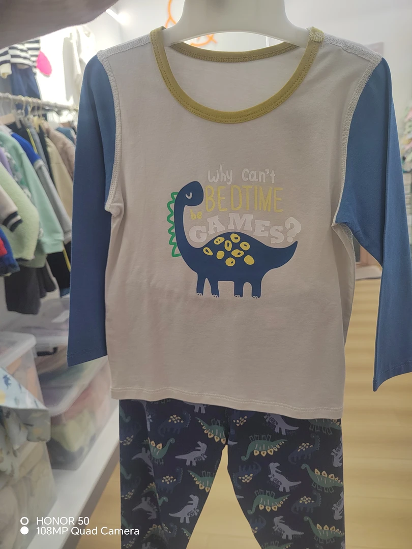 粒粒仔秋衣套装儿童（薄）