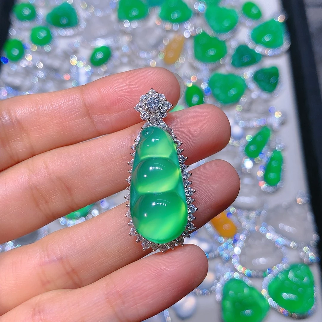 玛瑙/玉髓颈饰银S925镶嵌是***~