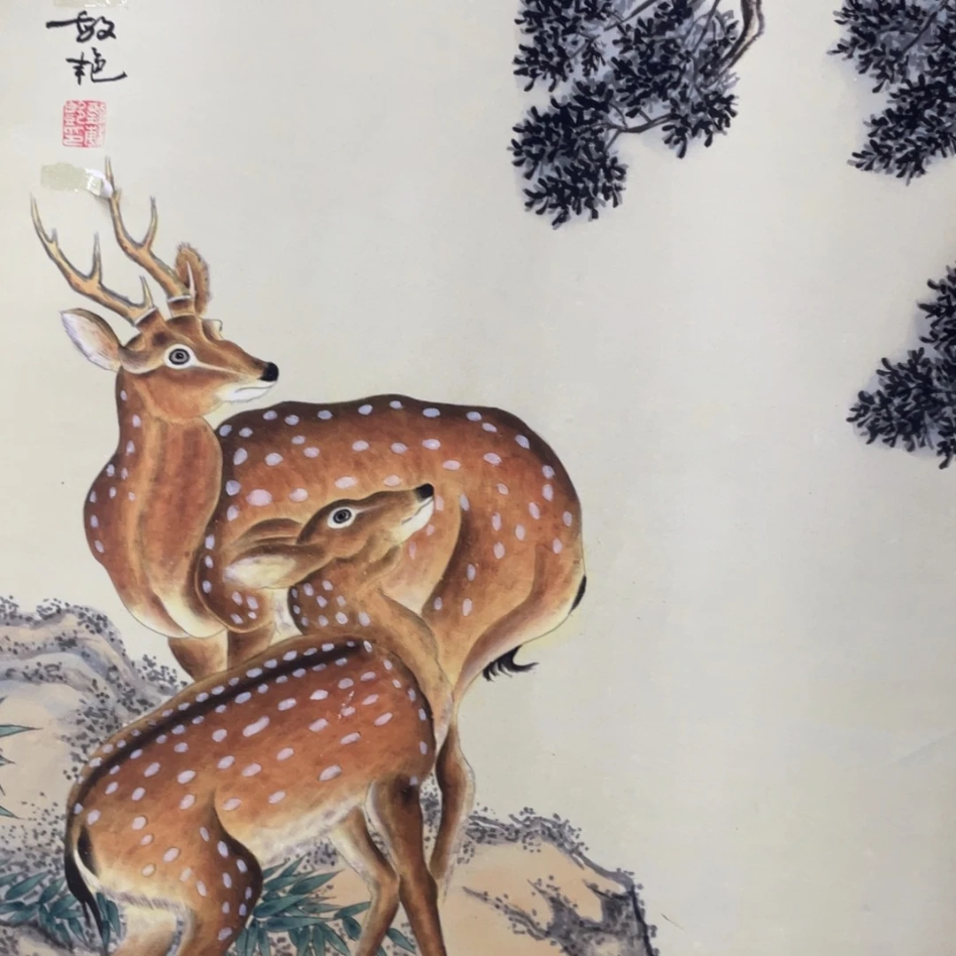 宁***海国画成本价带装裱和运险w