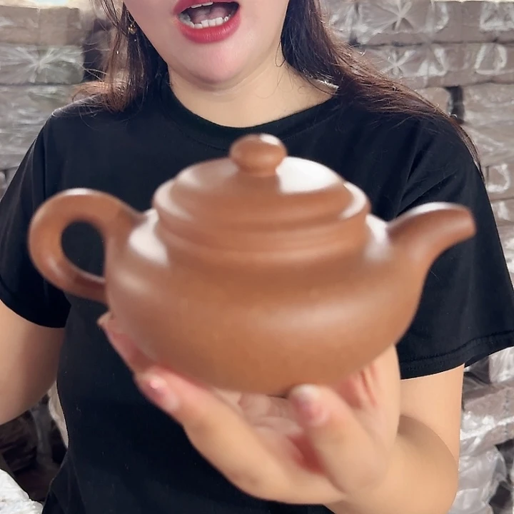 茶壶紫砂宜兴原矿紫砂黄降坡